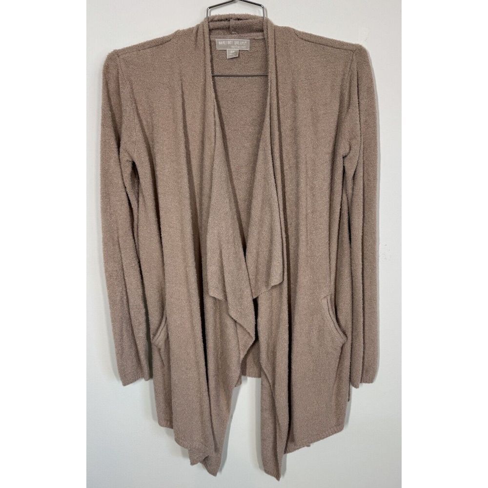 Barefoot Dreams CozyChic Lite Cardigan In Willow Size S/M Cozy Loungewear FLAW